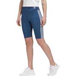 Adidas Originals Szorty Niebieski. Niebieskie szorty damskie adidas Originals, bez wzorów, z elastanu. Za 128,95 zł.