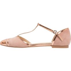 Baleriny damskie: Andre LOREEN Baleriny z zapięciem pink