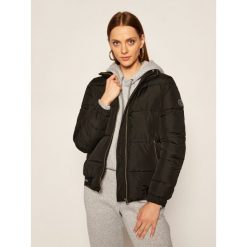 Kurtka puchowa Calvin Klein Logo K20K202054. Czarne kurtki damskie Calvin Klein, s, bez wzorów, z puchu, bez kaptura. Za 899,00 zł.