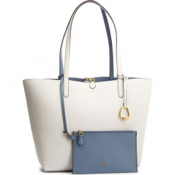 Torebka LAUREN RALPH LAUREN - Merrimack 431697234015 Vanl/Blmst. Białe torebki klasyczne damskie Lauren Ralph Lauren, ze skóry ekologicznej. Za 779,00 zł.