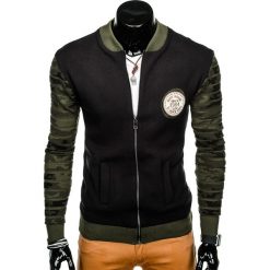 SWETER MĘSKI ROZPINANY E113 - CZARNY. Czarne kardigany męskie Inny, m. Za 59,00 zł.
