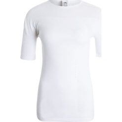 Adidas Performance WARPKNIT SLIM Koszulka sportowa white. Białe topy sportowe damskie marki adidas Performance, l, z elastanu. W wyprzedaży za 137,40 zł.