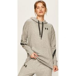 Under Armour - Bluza. Różowe bluzy damskie Under Armour, s, z aplikacjami, z bawełny, bez rękawów, z kapturem. W wyprzedaży za 219,90 zł.