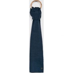 Pepe Jeans - Szalik Percy. Niebieskie szaliki męskie marki Pepe Jeans, z poliesteru. W wyprzedaży za 99,90 zł.