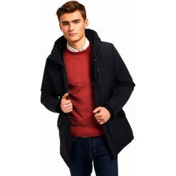 Kurtka przejściowa w kolorze granatowym. Niebieskie płaszcze męskie Polo Club Men, m, bez wzorów, długie, bez kaptura. W wyprzedaży za 329,95 zł.
