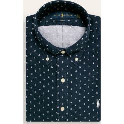 Polo Ralph Lauren - Koszula. Niebieskie koszule męskie Polo Ralph Lauren, s, bez wzorów, z bawełny, casualowe, polo, z krótkim rękawem. W wyprzedaży za 399,90 zł.