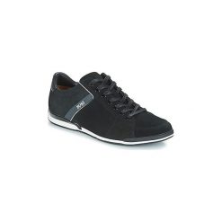 Buty BOSS Casual SATURN LOWP SD. Czarne trampki męskie marki BOSS Casual, bez wzorów, casualowe, bez zapięcia. Za 749,00 zł.