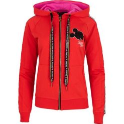 Bluza Fracomina & Disney. Czerwone bluzki damskie s, z motywem z bajki, z włoskim kołnierzykiem, bez rękawów. Za 479,00 zł.