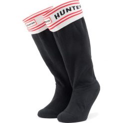 Skarpety Wysokie Unisex HUNTER - Branded Knitted Cuff Boot Sock UAS3105ACB Black. Czarne skarpetki damskie Hunter, z poliesteru. W wyprzedaży za 159,00 zł.