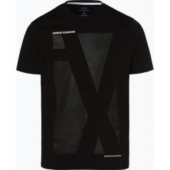 Armani Exchange - T-shirt męski, czarny. Czarne t-shirty męskie Armani Exchange, m, bez wzorów, bez kołnierzyka. Za 249,95 zł.
