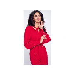 Wieczorowy kombinezon damski. Czarne kombinezony eleganckie marki Pakamera, z tkaniny. Za 199,00 zł.