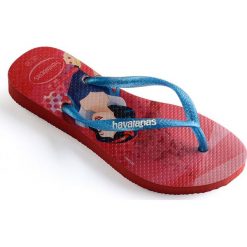 Havaianas - Japonki dziecięce. Czerwone sandały dziewczęce Havaianas, z gumy, bez zapięcia. W wyprzedaży za 59,90 zł.