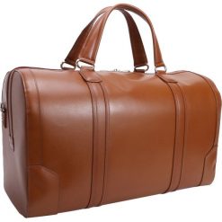 Skórzana torba podróżna McKlein Kinzie 88194 brązowa - Brązowy. Pomarańczowe torby podróżne Mcklein. Za 881,02 zł.