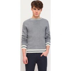 SWETER DŁUGI RĘKAW MĘSKI. Szare golfy męskie Top Secret, m, z dzianiny. Za 49,99 zł.