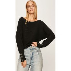 Only - Sweter. Czarne swetry damskie ONLY, s, bez wzorów, z poliesteru, bez rękawów, bez kaptura. W wyprzedaży za 89,90 zł.