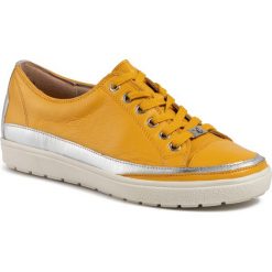 Sneakersy CAPRICE - 9-23654-24 Yellow Nappa 605. Żółte półbuty damskie Caprice, ze skóry. Za 269,90 zł.