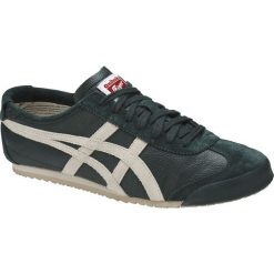 Asics zielone Buty Onitsuka Tiger Mexico 66 Vin M D2J4L-8502. Zielone buty sportowe męskie Asics, ze skóry, bez zapięcia. W wyprzedaży za 349,00 zł.