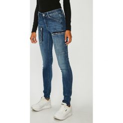 G-Star Raw - Jeansy Powel. Niebieskie jeansy damskie G-Star RAW, bez wzorów, z bawełny. W wyprzedaży za 599,90 zł.