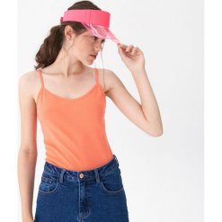 Top basic - Pomarańczowy. Pomarańczowe topy damskie House, s, bez wzorów, bez kołnierzyka. W wyprzedaży za 9,99 zł.
