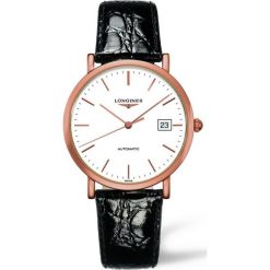 LONGINES ELEGANT L4.787.8.12.0. Różowe zegarki męskie LONGINES, złote. Za 13560,00 zł.
