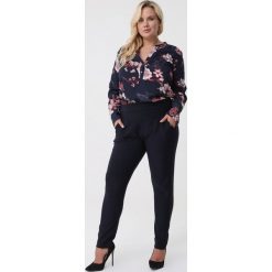 Granatowe Legginsy Blair. Legginsy damskie Born2be, xl, bez wzorów, z dzianiny. Za 39,99 zł.