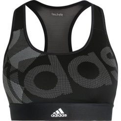 Biustonosze sportowe: adidas Performance TECHFIT Biustonosz sportowy black/white