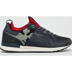 Pepe Jeans - Buty Tinker Pro-73. Niebieskie halówki męskie marki Pepe Jeans, z jeansu, na sznurówki. W wyprzedaży za 319,90 zł.