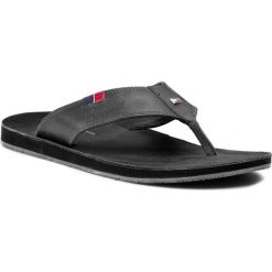 Japonki TOMMY HILFIGER - Timsbury 7 FM56818968 Black 990. Czarne japonki męskie TOMMY HILFIGER, ze skóry, z paskami. W wyprzedaży za 169,00 zł.