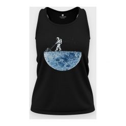 Koszulka damska bez rękawów Astronaut. Koszulki damskie MegaKoszulki, m, bez wzorów, z bawełny, bez kołnierzyka, bez rękawów. Za 44,90 zł.