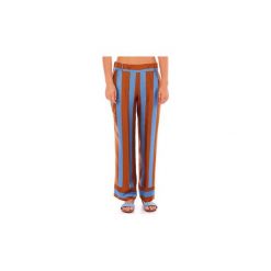 Spodnie z lejącego materiału Manila Grace PANTALONE P176 VI. Niebieskie spodnie damskie Manila Grace. Za 714,75 zł.