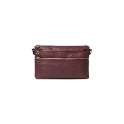 Desigual torebka crossbody Bols True Love Durban bordowa. Czerwone torebki klasyczne damskie Desigual, bez wzorów, eleganckie, bez dodatków. W wyprzedaży za 199,00 zł.
