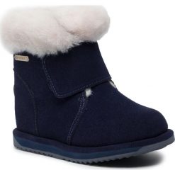 Buty EMU AUSTRALIA - Sommers K12099 Midnight. Niebieskie śniegowce dziewczęce EMU Australia, bez zapięcia. W wyprzedaży za 239,00 zł.