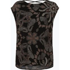 Soyaconcept® - Bluzka damska – Venus, czarny. Czarne bluzki damskie Soyaconcept, s, w paski, z dekoltem na plecach, bez rękawów. Za 129,95 zł.