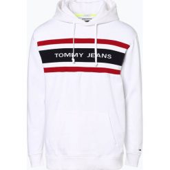 Tommy Jeans - Męska bluza nierozpinana, czarny. Czarne bluzy męskie marki Tommy Jeans, xl, bez wzorów, z jeansu, z kapturem, bez rękawów, z kapturem. Za 449,95 zł.