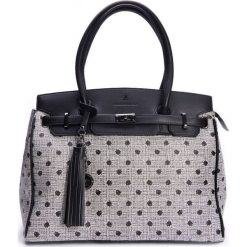 L'Atelier du Sac torebka damska Audrey 9018 szara z pashmina. Szare torebki klasyczne damskie L'Atelier du Sac, bez wzorów, z wiskozy, eleganckie, bez dodatków. Za 429,00 zł.