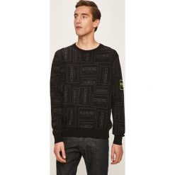 Iceberg - Bluza. Czarne bluzy męskie Iceberg, xl, bez wzorów, z bawełny, z okrągłym kołnierzem, bez rękawów, bez kaptura. W wyprzedaży za 999,90 zł.