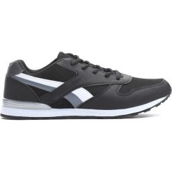 Czarne Buty Sportowe Alter Ego. Czarne halówki męskie Born2be, z materiału, na sznurówki. Za 59,99 zł.