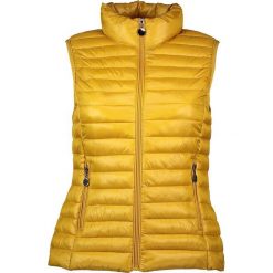 Kamizelka w kolorze żółtym. Żółte kamizelki damskie Winter Selection, bez wzorów, bez kaptura. W wyprzedaży za 197,95 zł.