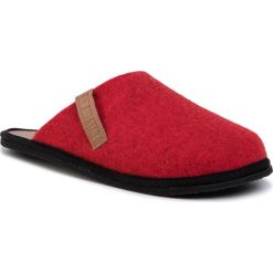 Kapcie BIG STAR - D267865A Czerwony. Czerwone klapki damskie BIG STAR, bez wzorów, ze skóry, bez obcasa. Za 59,00 zł.