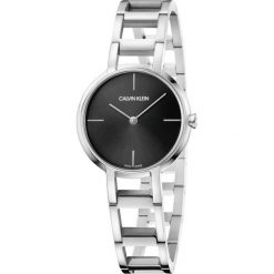 Calvin Klein Cheers Zegarek Srebrny. Szare zegarki damskie Calvin Klein, srebrne. Za 2063,95 zł.