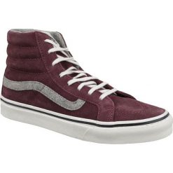 Vans sk8 Hi Slim V0018Ijv3 36,5 Bordowe. Czerwone buty sportowe damskie marki Vans, bez wzorów, ze skóry, sportowe, vans sk8. W wyprzedaży za 259,99 zł.