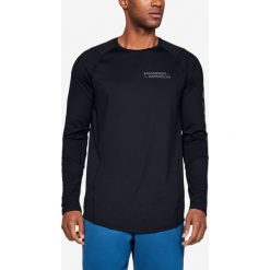 Under Armour MK-1 Koszulka Czarny. Czarne podkoszulki męskie Under Armour, s, z nadrukiem, z elastanu, bez kołnierzyka, długie. Za 188,95 zł.