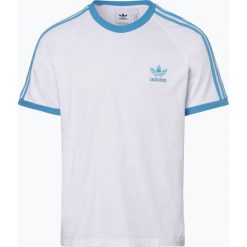 Adidas Originals - T-shirt męski, niebieski. Niebieskie t-shirty męskie adidas Originals, m, w paski, klasyczne, bez kołnierzyka. Za 99,95 zł.
