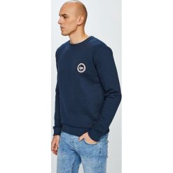 Hype - Bluza. Niebieskie bluzy męskie Hype, xl, z nadrukiem, z bawełny, z okrągłym kołnierzem, bez rękawów, bez kaptura. W wyprzedaży za 99,90 zł.