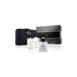 Kosmetyczki męskie: Bvlgari MAN Extreme Zestaw dla mężczyzn EDT 100ml + 75ml Balsam po goleniu + 75ml Żel pod prysznic + Kosmetyczka