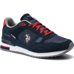 Sneakersy U.S. POLO ASSN. - Wilde1 FERRY4083W8/ST1 Dkbl. Niebieskie sneakersy męskie U.S. Polo Assn., na co dzień, bez wzorów, z zamszu, eleganckie, bez zapięcia. W wyprzedaży za 269,00 zł.