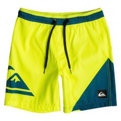 Spodenki chłopięce: Quiksilver Spodenki New Wave Youth 15 B Safety Yellow S/10