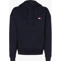 Tommy Jeans - Damska bluza nierozpinana, niebieski. Niebieskie bluzy damskie Tommy Jeans, xs, bez wzorów, z jeansu, bez rękawów, bez kaptura. Za 449,95 zł.