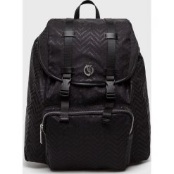 Versace Jeans - Plecak. Czarne plecaki męskie Versace Jeans, bez wzorów, z poliesteru. W wyprzedaży za 439,90 zł.