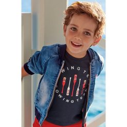 Mayoral - T-shirt dziecięcy 92-134 cm (2 pack). Żółte t-shirty chłopięce Mayoral, z nadrukiem, z bawełny, bez rękawów. Za 96,90 zł.